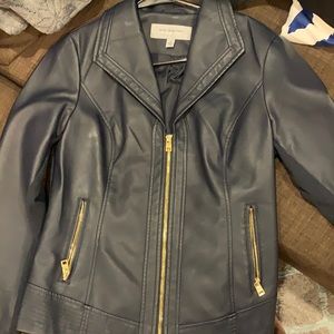 New faux leather jacket. Size small